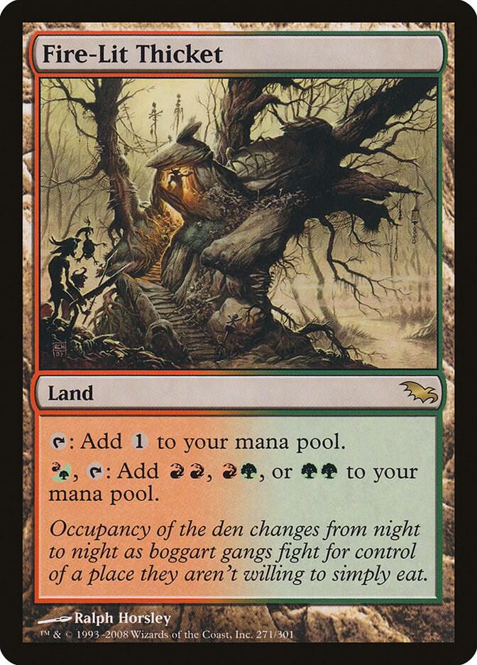 Fire-Lit Thicket | Shadowmoor #271