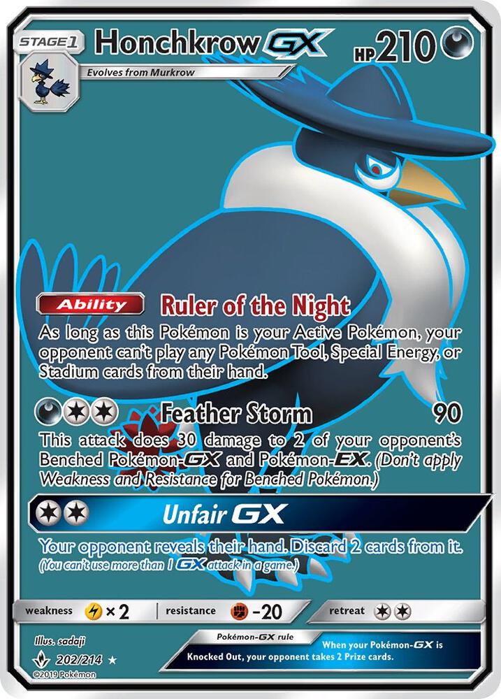 Honchkrow GX (Full Art) | SM - Unbroken Bonds #202/214