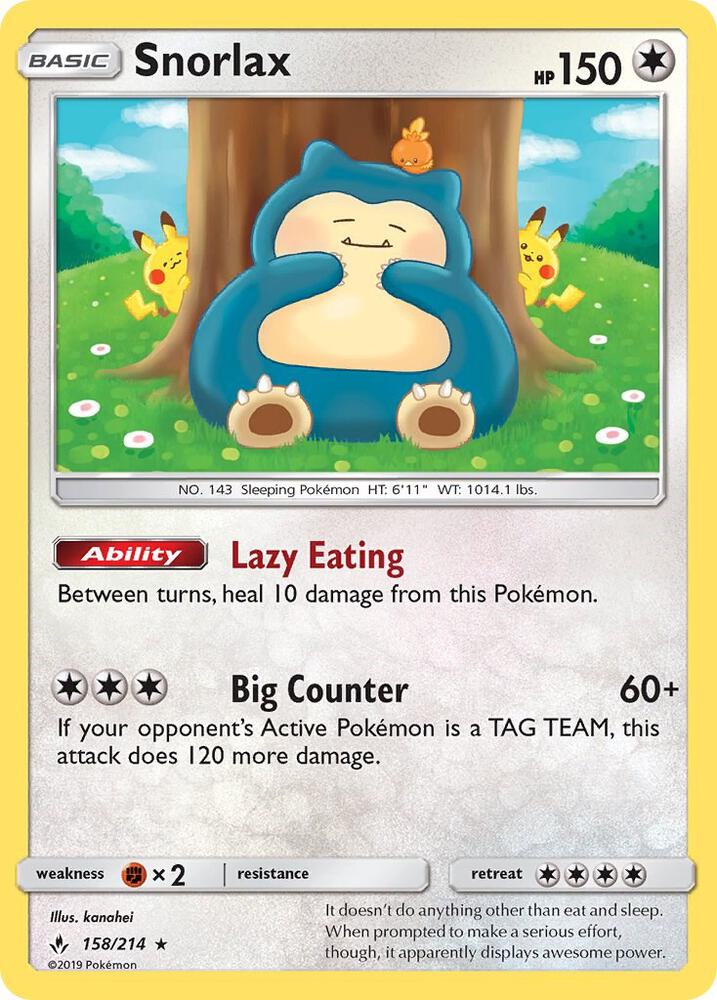 Snorlax | SM - Unbroken Bonds #158/214