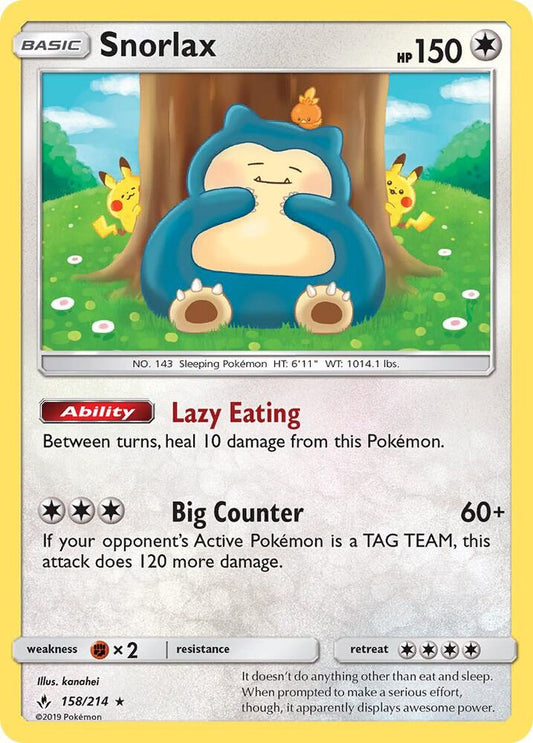 Snorlax | SM - Unbroken Bonds #158/214