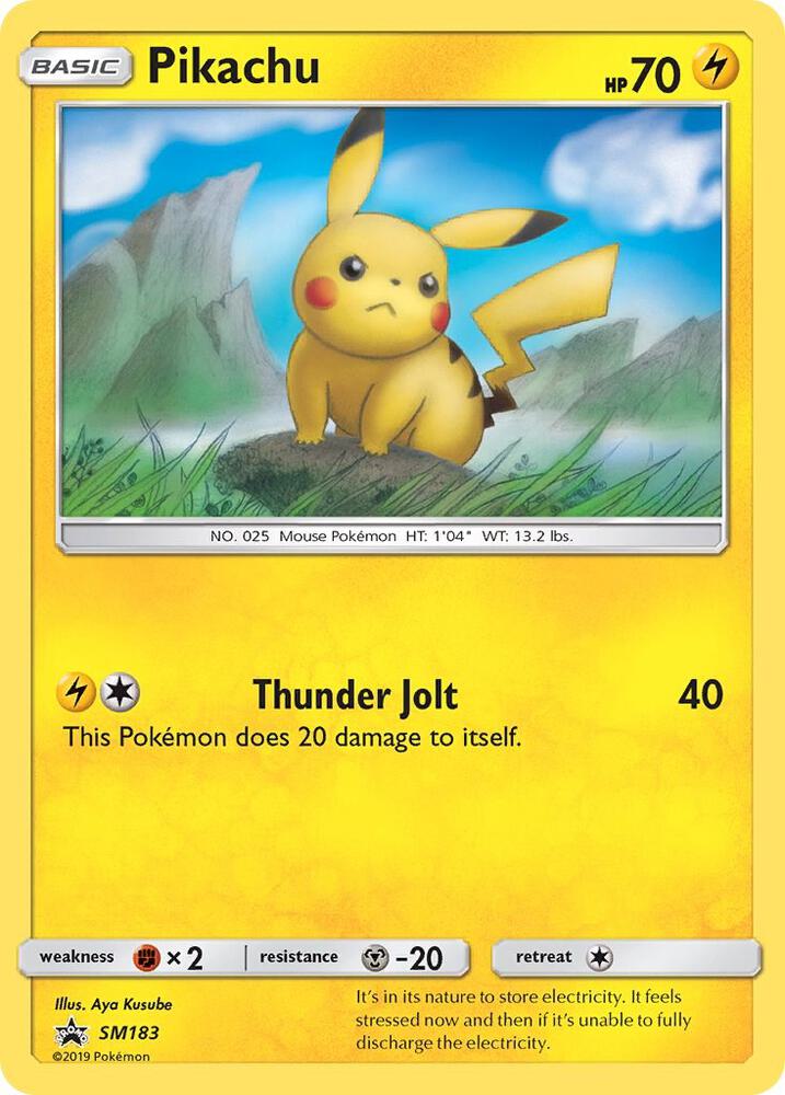 Pikachu - SM183 | SM Promos #SM183