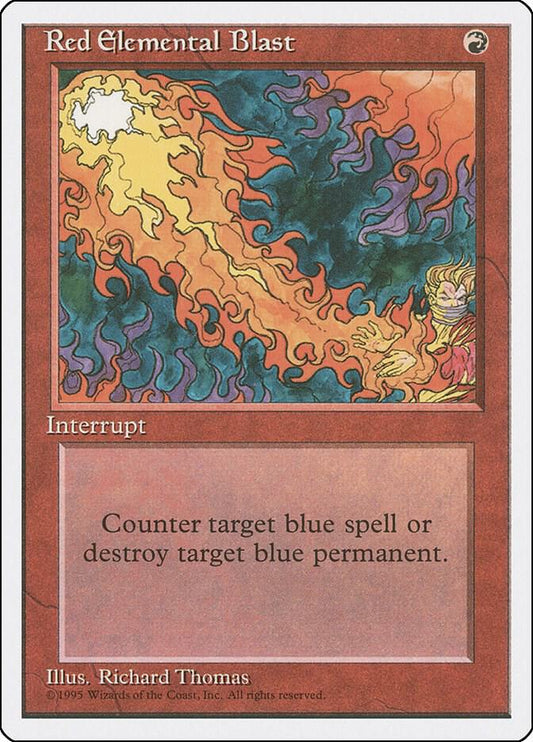 Red Elemental Blast | Fourth Edition #unknown