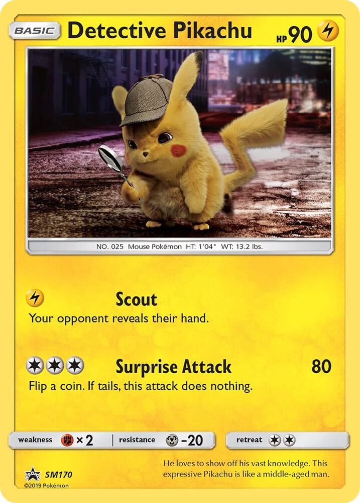 Detective Pikachu - SM170 | SM Promos #SM170