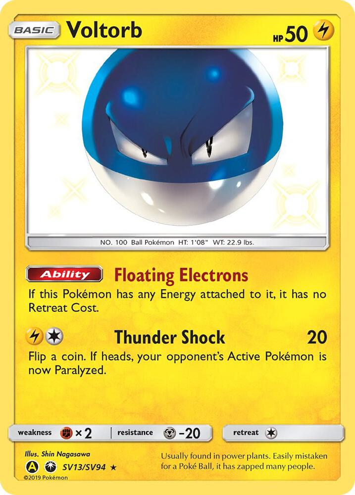Voltorb | Hidden Fates: Shiny Vault #SV13/SV94
