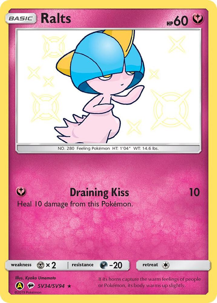 Ralts | Hidden Fates: Shiny Vault #SV34/SV94