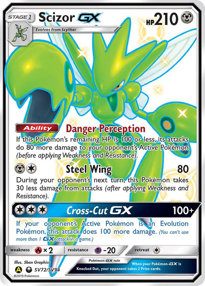 Scizor GX | Hidden Fates: Shiny Vault #SV72/SV94