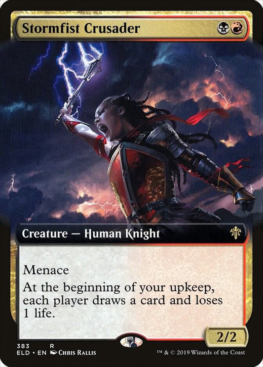 Stormfist Crusader (Extended Art) | Throne of Eldraine #383