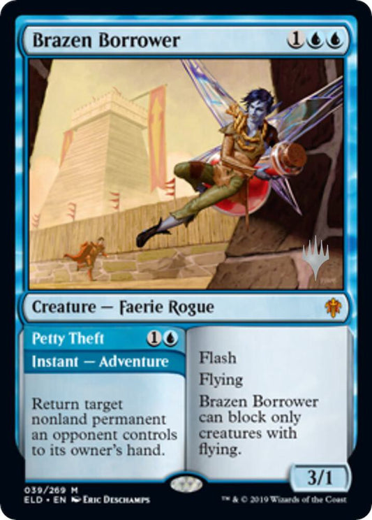 Brazen Borrower // Petty Theft | Promo Pack: Throne of Eldraine #39