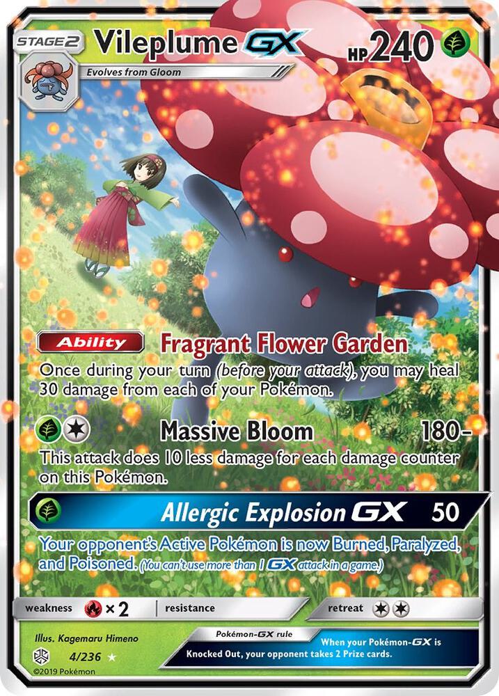 Vileplume GX | SM - Cosmic Eclipse #4/236