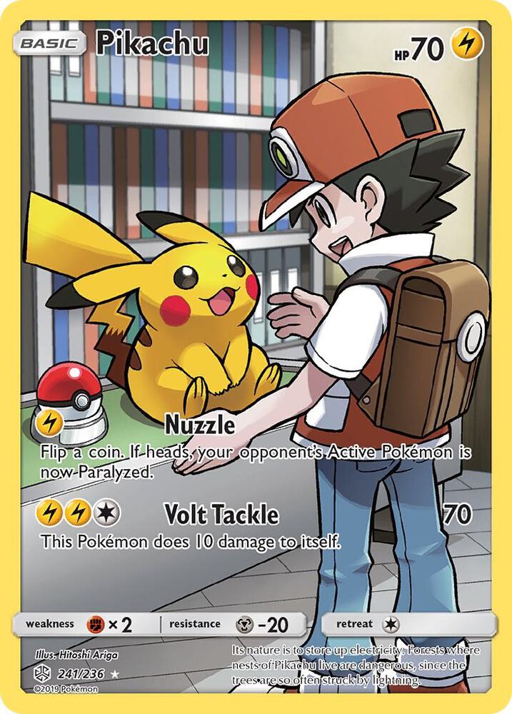 Pikachu (Secret) | SM - Cosmic Eclipse #241/236