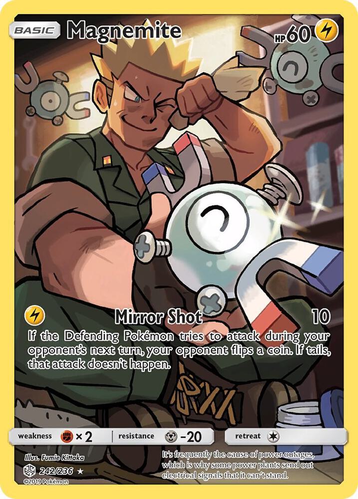 Magnemite (Secret) | SM - Cosmic Eclipse #242/236