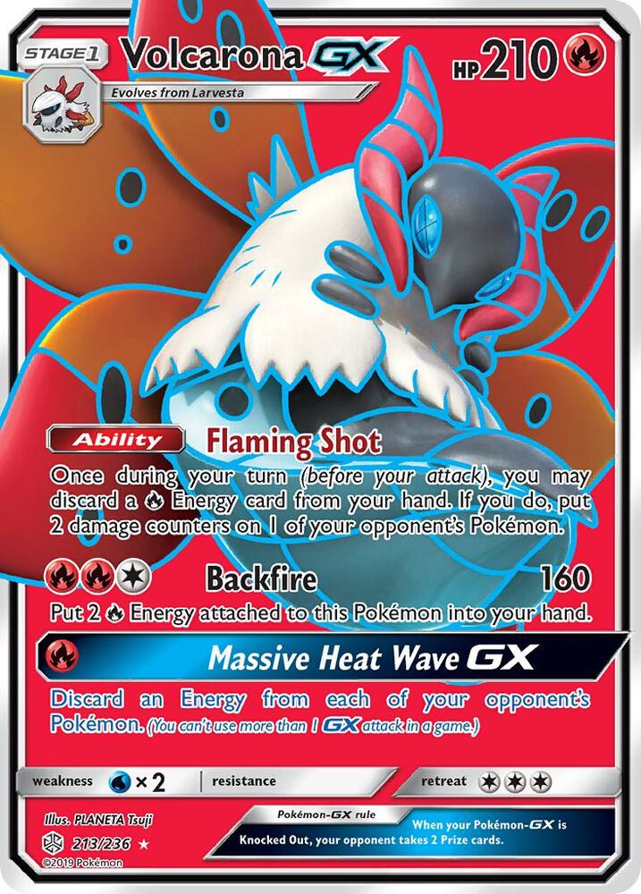 Volcarona GX (Full Art) | SM - Cosmic Eclipse #213/236
