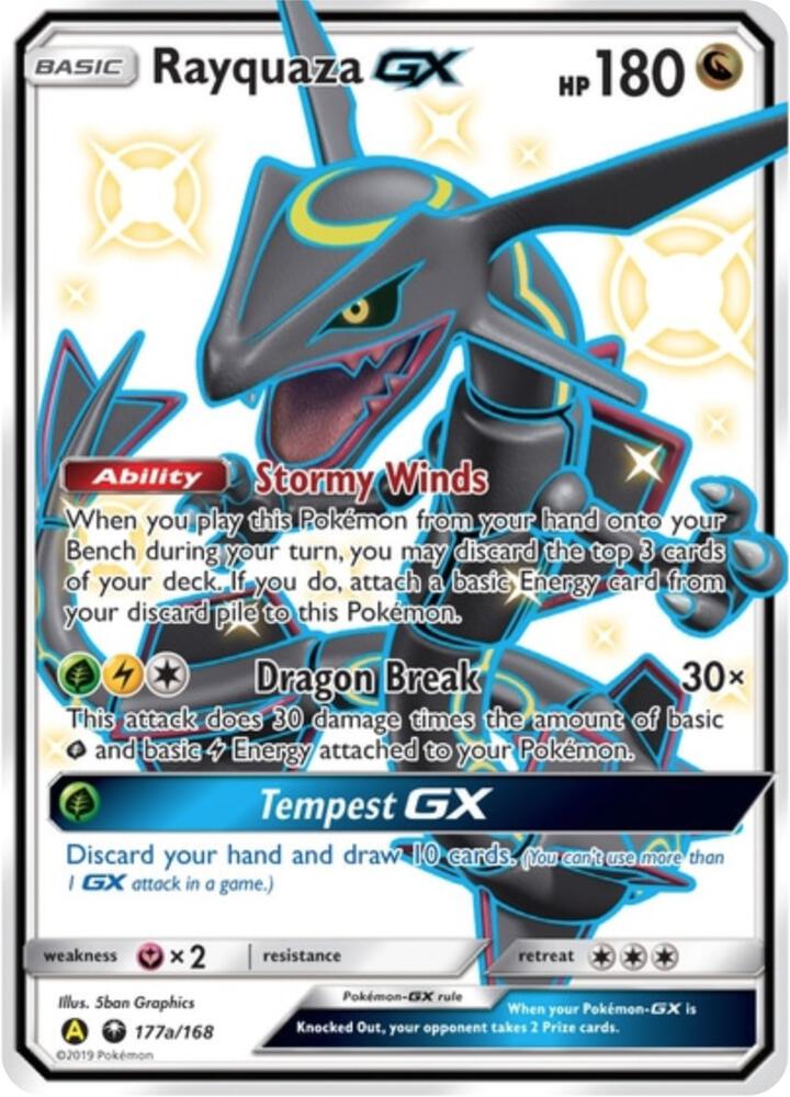 Rayquaza GX - 177a/168 | Alternate Art Promos #177a/168