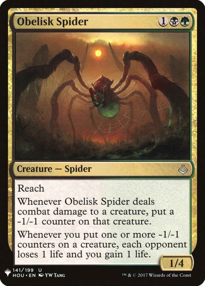 Obelisk Spider | The List Reprints #141
