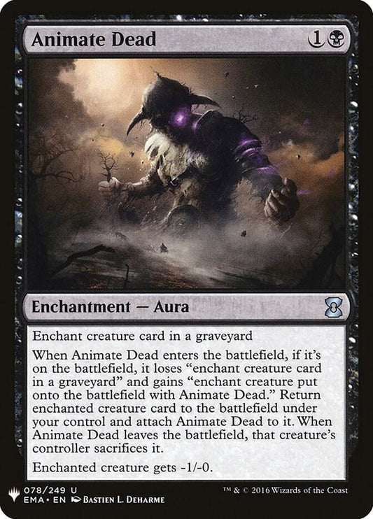 Animate Dead | The List Reprints #78