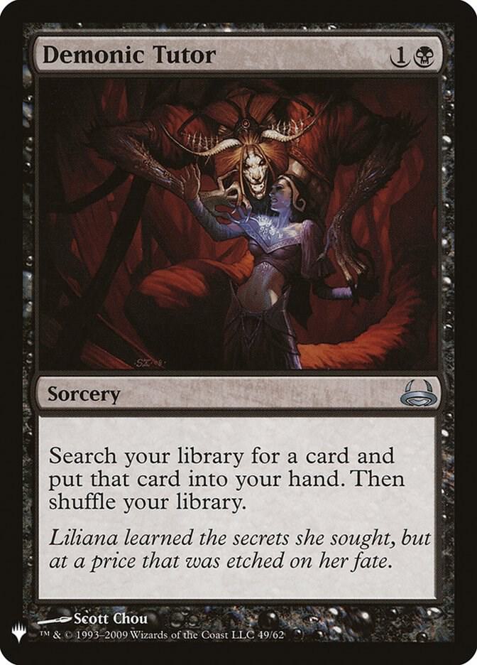 Demonic Tutor (DVD) | The List Reprints #49