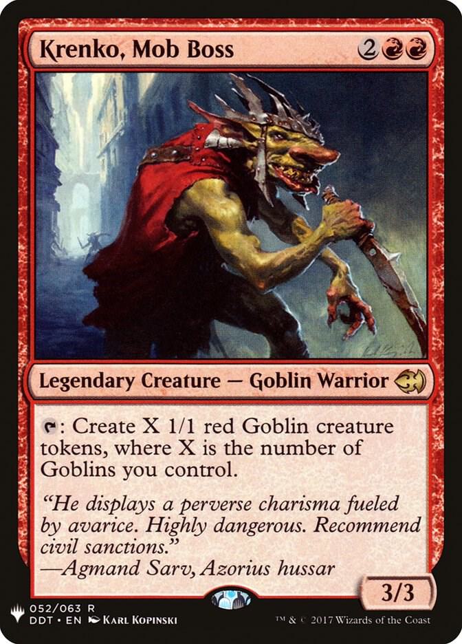 Krenko, Mob Boss | The List Reprints #52