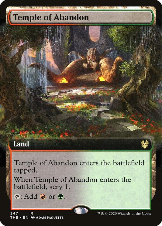 Temple of Abandon (Extended Art) | Theros Beyond Death #347