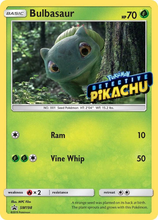 Bulbasaur - SM198 (Detective Pikachu Stamped) | SM Promos #SM198