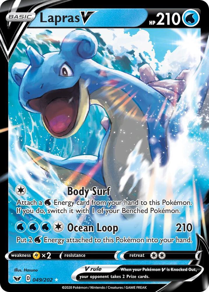 Lapras V | SWSH01: Sword & Shield Base Set #049/202