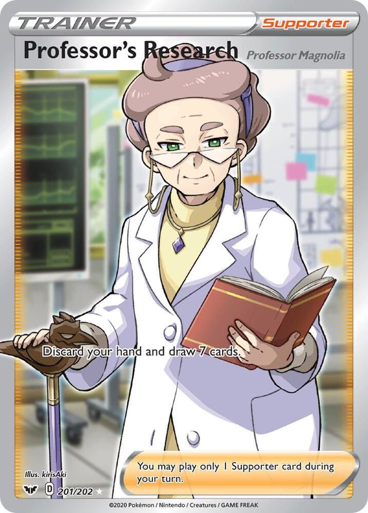 Professor's Research (Full Art) | SWSH01: Sword & Shield Base Set #201/202