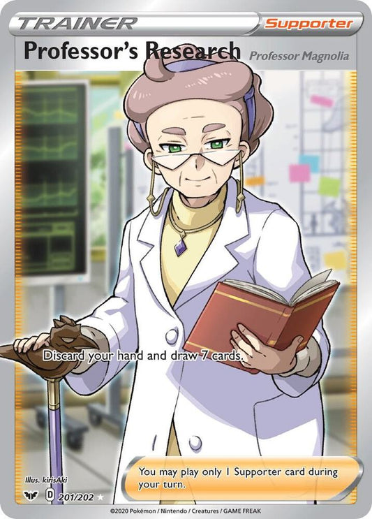 Professor's Research (Full Art) | SWSH01: Sword & Shield Base Set #201/202