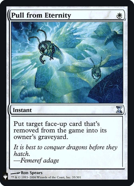 Pull from Eternity | The List Reprints #35