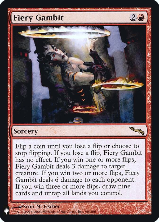Fiery Gambit | The List Reprints #90