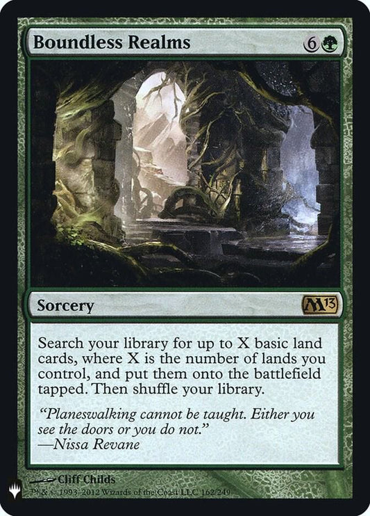 Boundless Realms | The List Reprints #162
