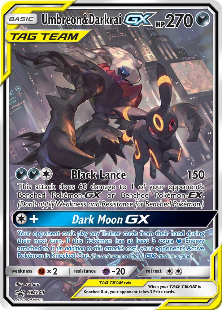 Umbreon & Darkrai GX - SM241 | SM Promos #SM241