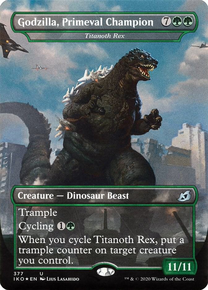 Godzilla, Primeval Champion - Titanoth Rex | Ikoria: Lair of Behemoths #377