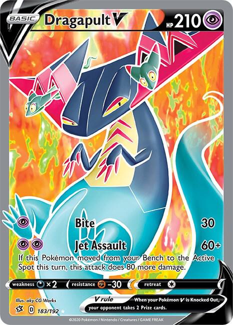 Dragapult V (Full Art) | SWSH02: Rebel Clash #183/192