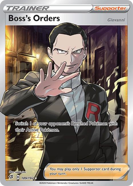 Boss's Orders (Full Art) | SWSH02: Rebel Clash #189/192