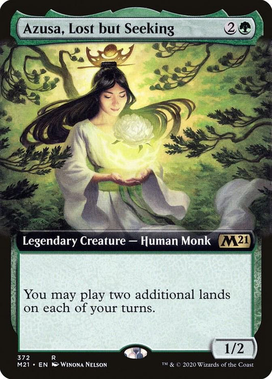 Azusa, Lost but Seeking (Extended Art) | Core Set 2021 #372