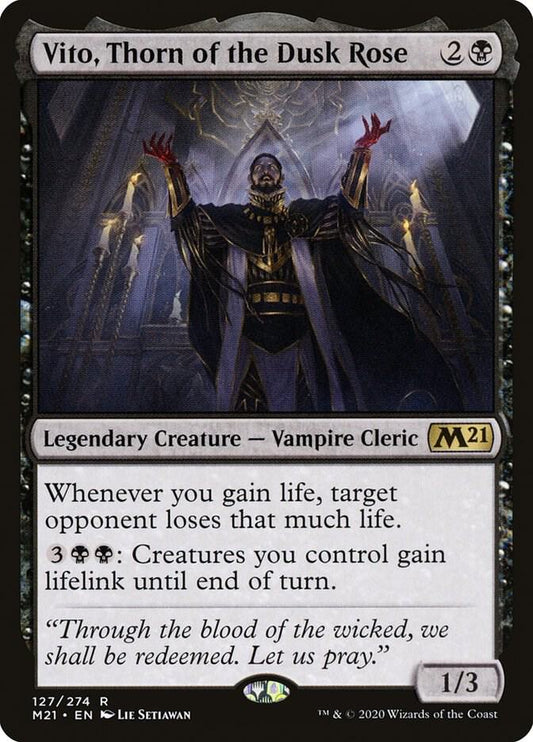 Vito, Thorn of the Dusk Rose | Core Set 2021 #127