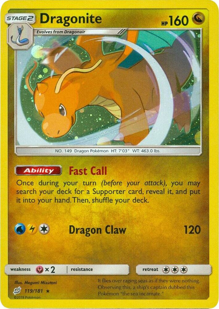 Dragonite - 119/181 (Cosmos Holo) | Miscellaneous Cards & Products #119/181