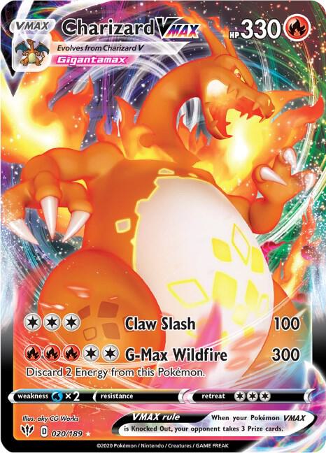 Charizard VMAX | SWSH03: Darkness Ablaze #020/189