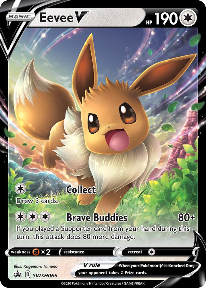 Eevee V - SWSH065 | SWSH: Sword & Shield Promo Cards #SWSH065