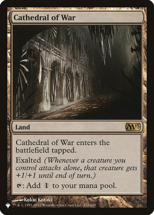 Cathedral of War | The List Reprints #221/249