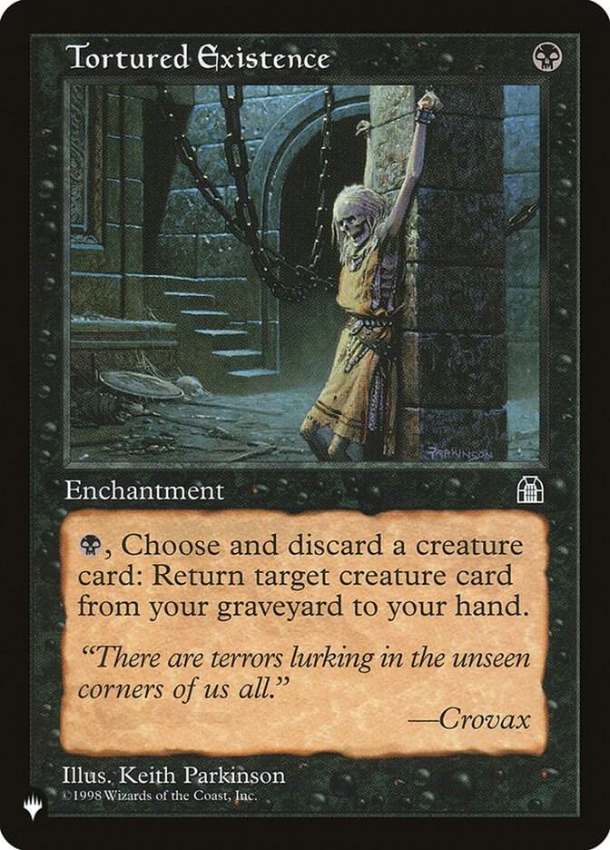 Tortured Existence | The List Reprints #unknown