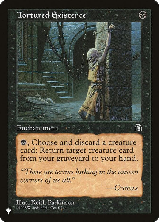 Tortured Existence | The List Reprints #unknown