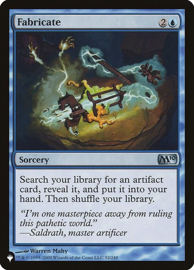 Fabricate | The List Reprints #52/249
