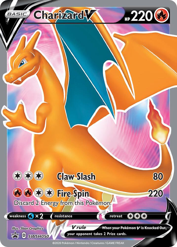 Charizard V - SWSH050 | SWSH: Sword & Shield Promo Cards #SWSH050