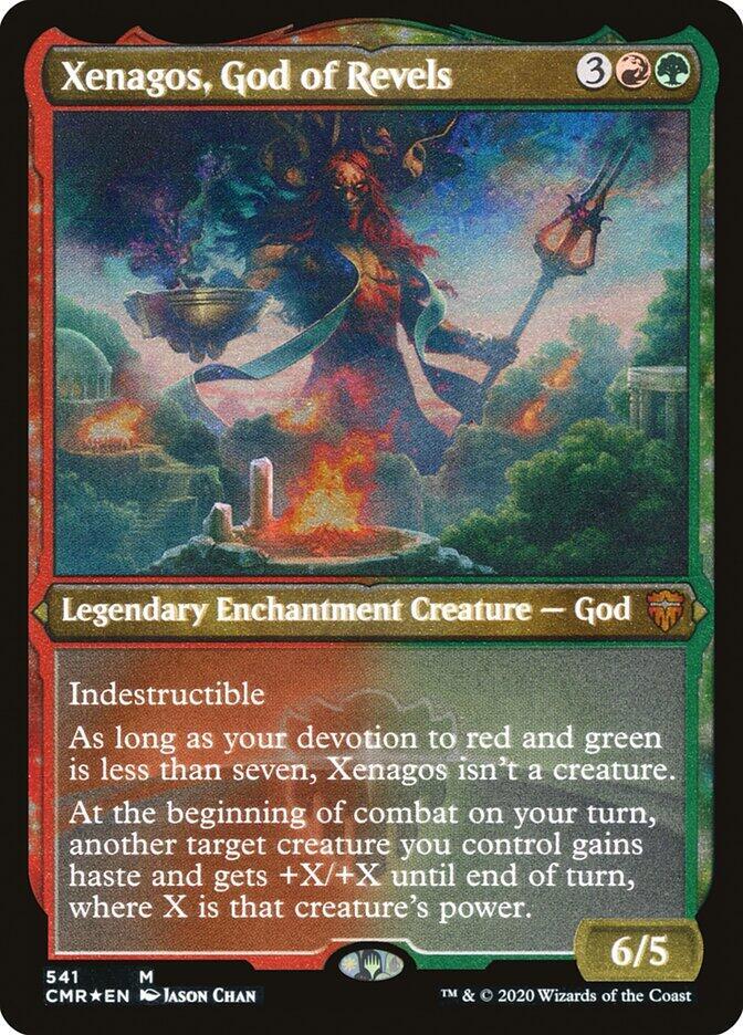 Xenagos, God of Revels (Foil Etched) | Commander Legends #541