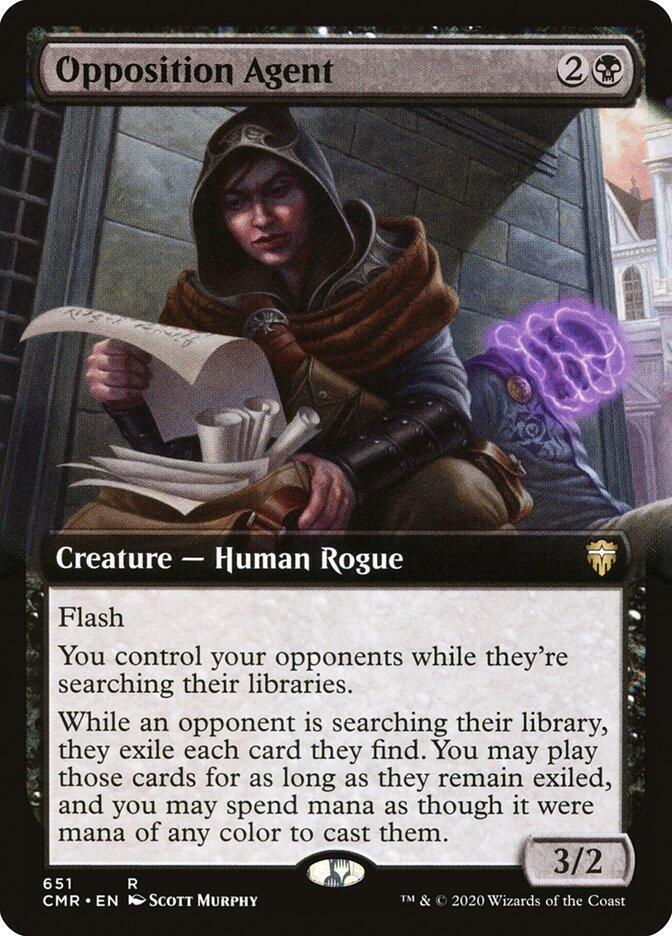 Opposition Agent (Extended Art) | Commander Legends #651