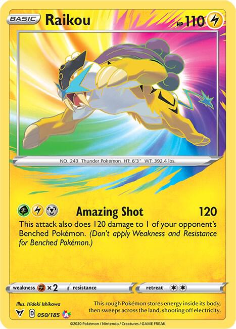 Raikou | SWSH04: Vivid Voltage #050/185