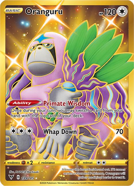 Oranguru (Secret) | SWSH04: Vivid Voltage #199/185
