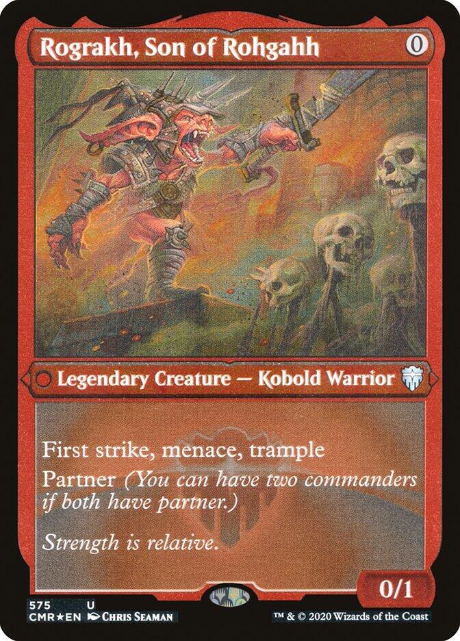 Rograkh, Son of Rohgahh (Foil Etched) | Commander Legends #575