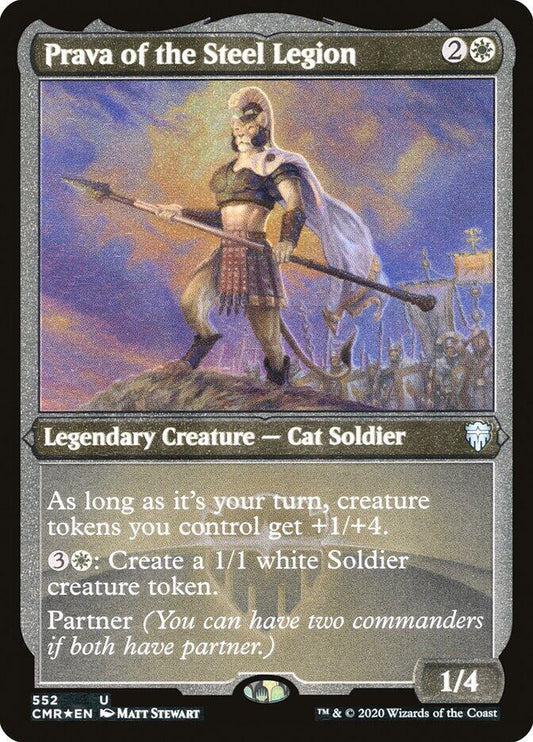 Prava of the Steel Legion (Foil Etched) | Commander Legends #552