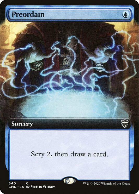 Preordain (Extended Art) | Commander Legends #640